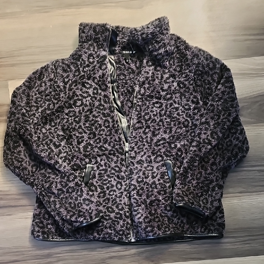 Torrid Leopard Print Jacket